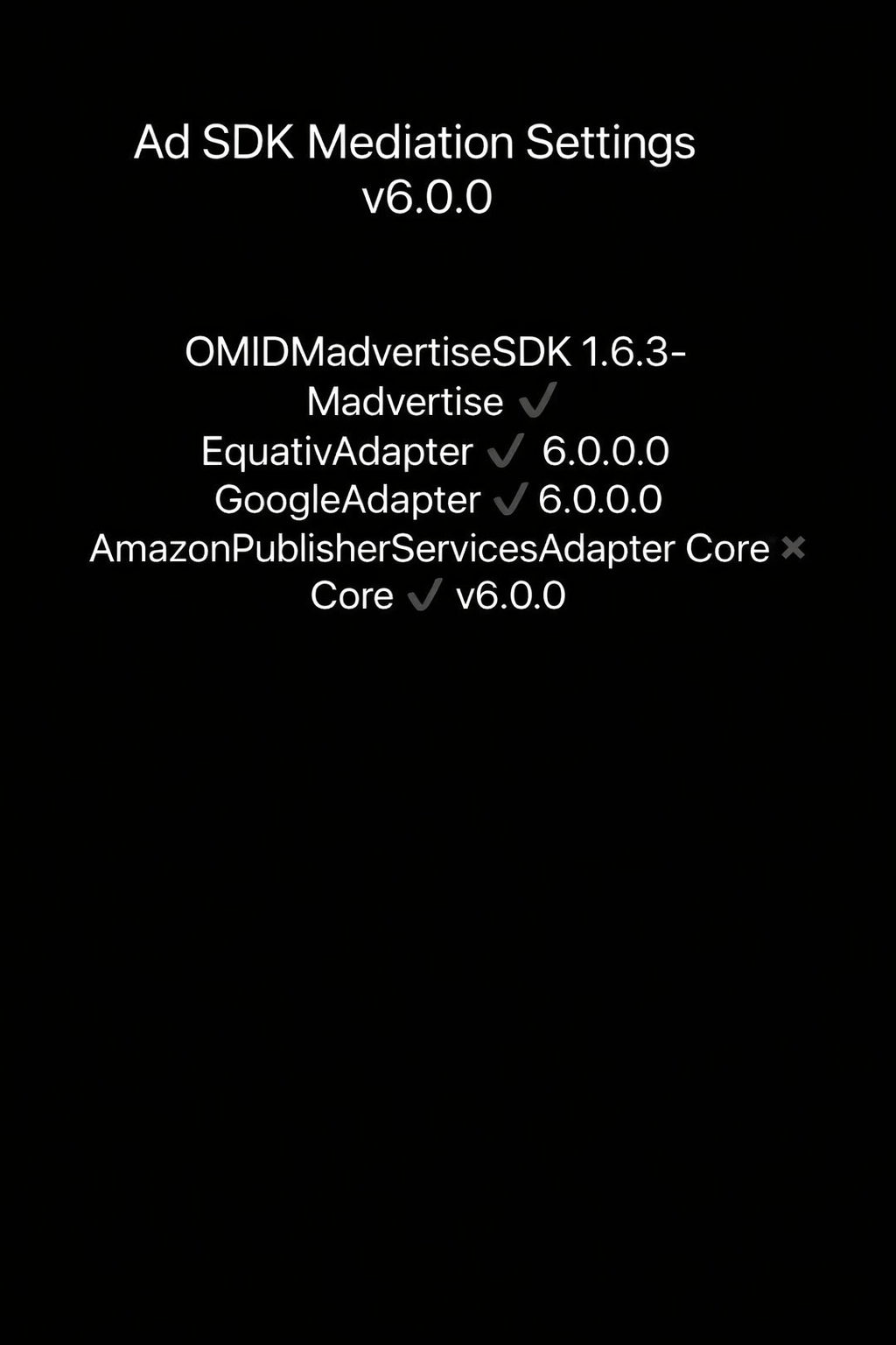 Check enabled networks