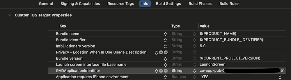 ios-gad-application-identifier