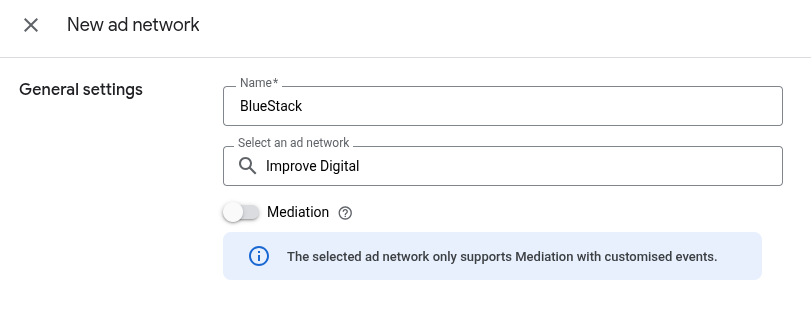 New ad network